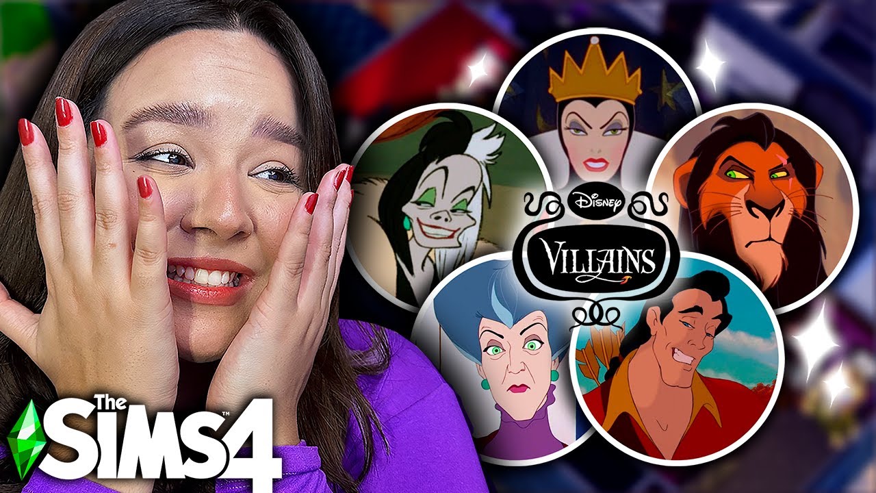 Cada CÔMODO é um VILÃO da Disney se Fossem UNIVERSITÁRIOS no The Sims 4 ✨🏰