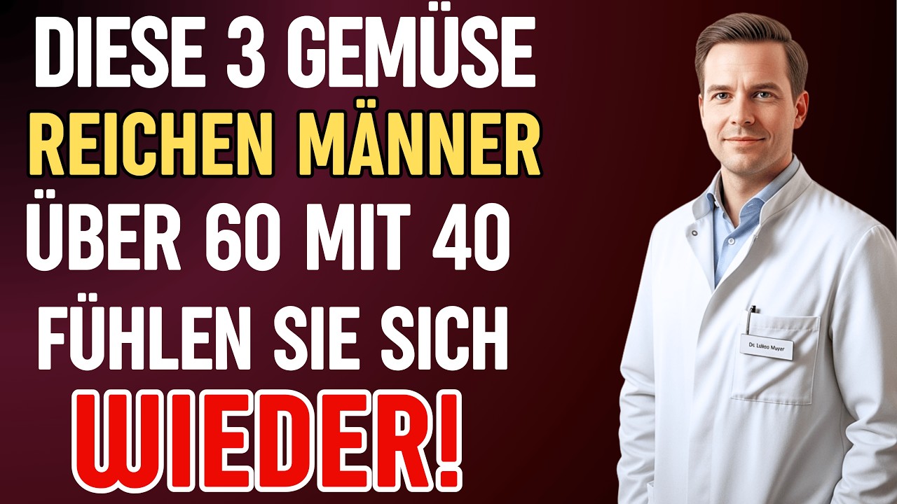 Die 3 magischen Gemüse für Männer über 60 – Vitalität, Potenz und Hormonbalance natürli...