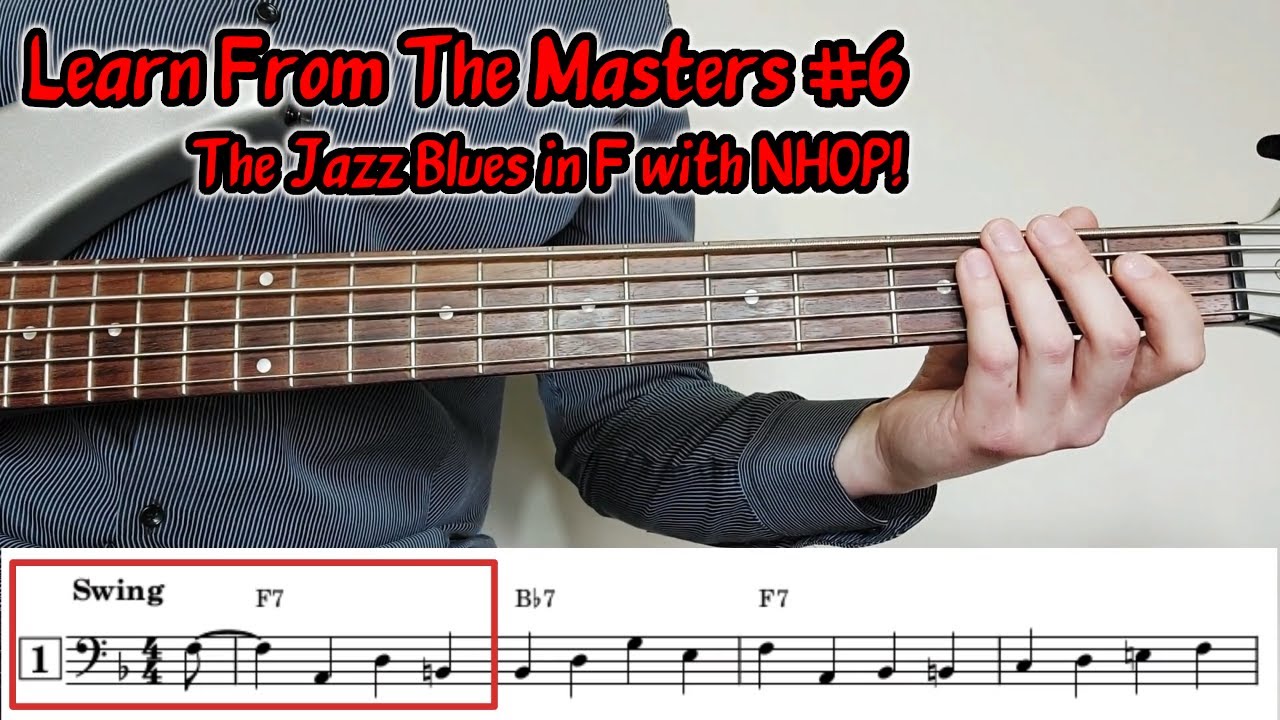 Learn From The Masters #6 - The Jazz Blues in F with Niels-Henning Ørsted Pedersen