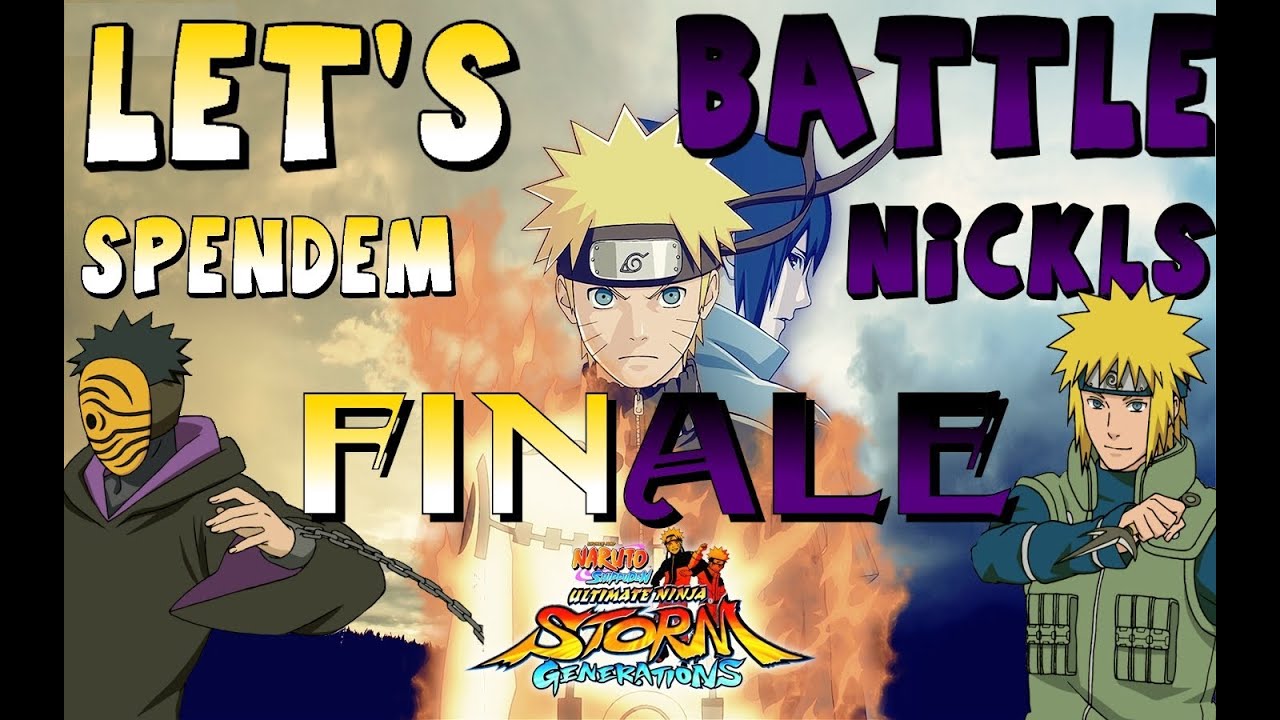 Let's Battle Naruto Shippuden Ultimate Ninja Storm Generation Fight 5 (Spendem vs SpaceLetsPlay)