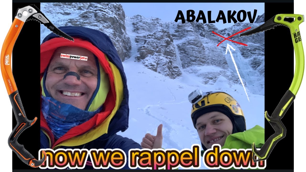 Attention Iceclimbing Switzerland - How to Abalakov ?