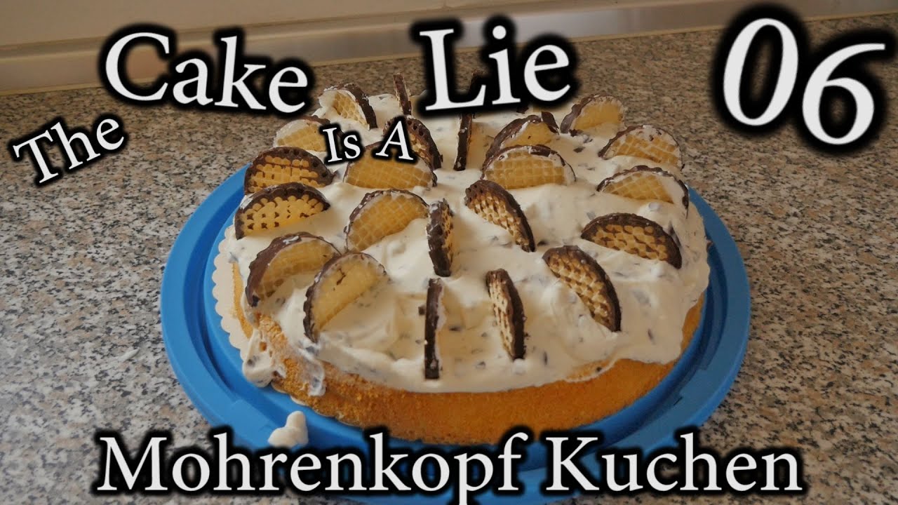 The Cake Is A Lie 06 - Mohrenkopf Kuchen