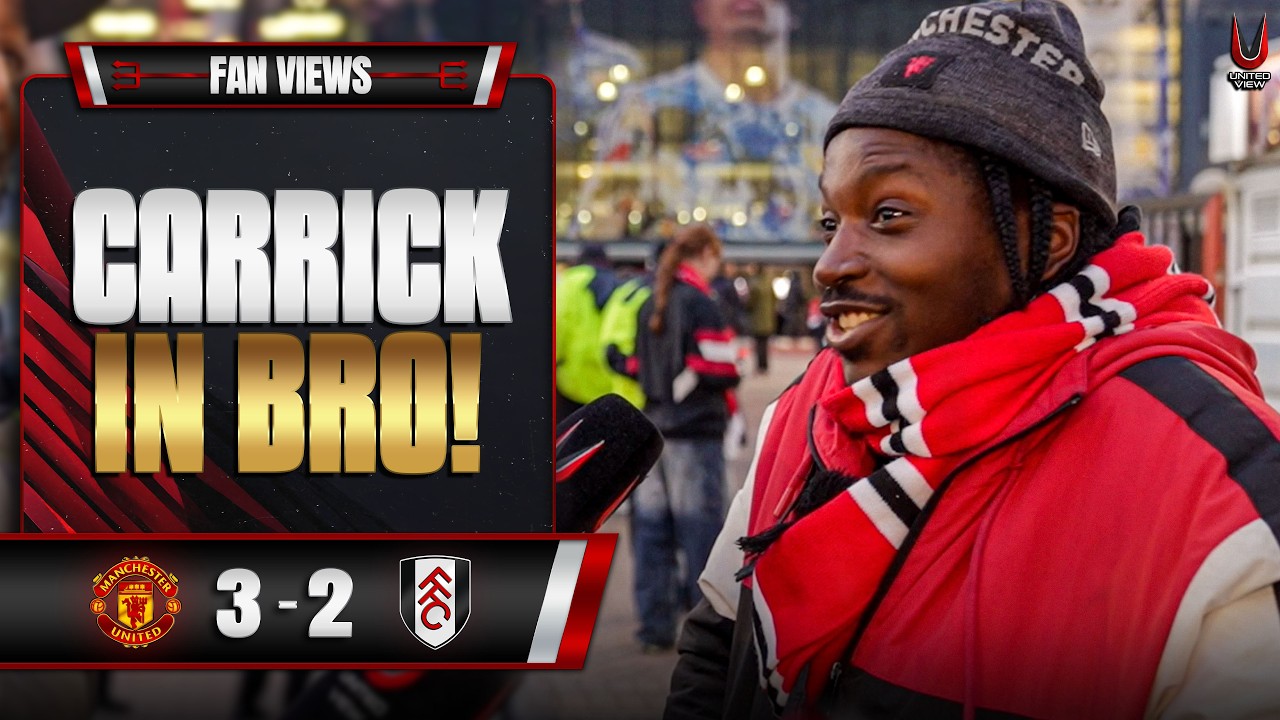 Sesko SHUT ME UP! | Man United 3-2 Fulham | Fan View (Marcel)