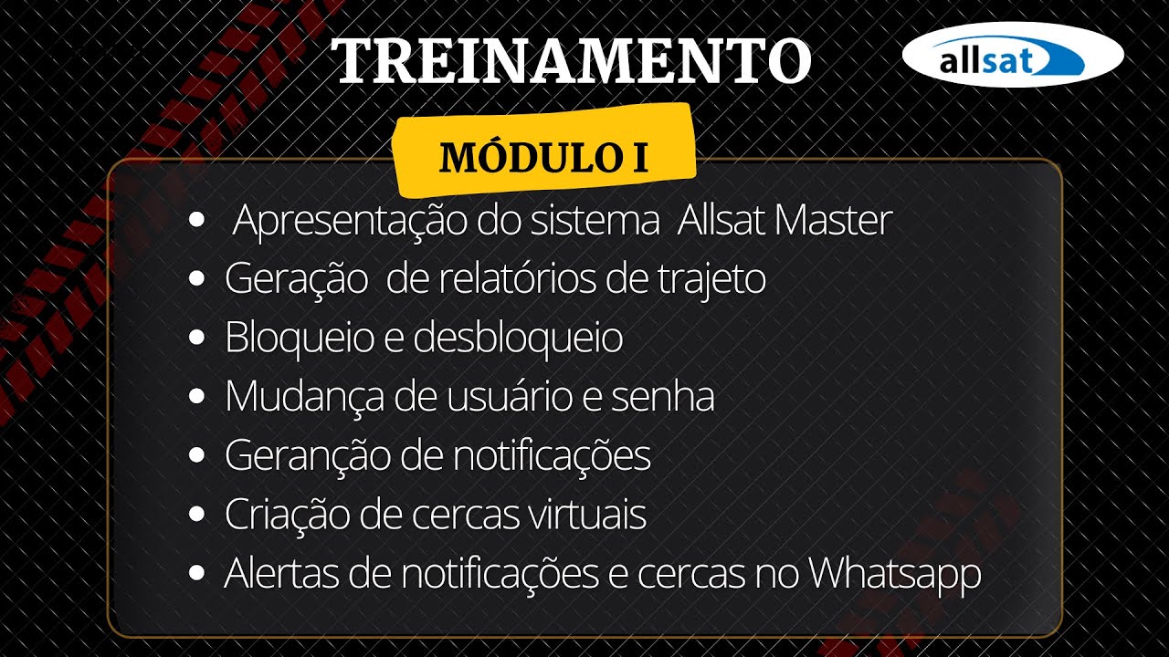 Treinamento Allsat Master