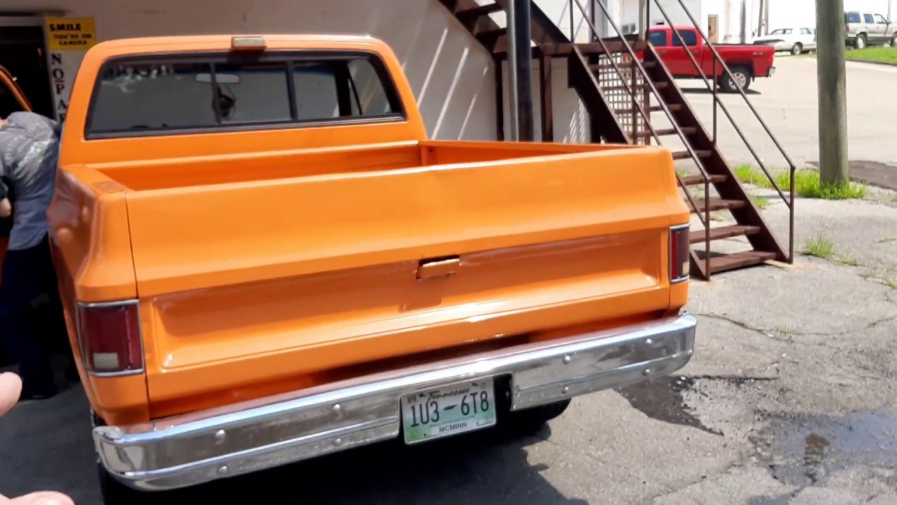 For Sale: 1973 Chevy C10 Silverado truck belongs to my friend. Working A/C - 350/350. Price $10,000.