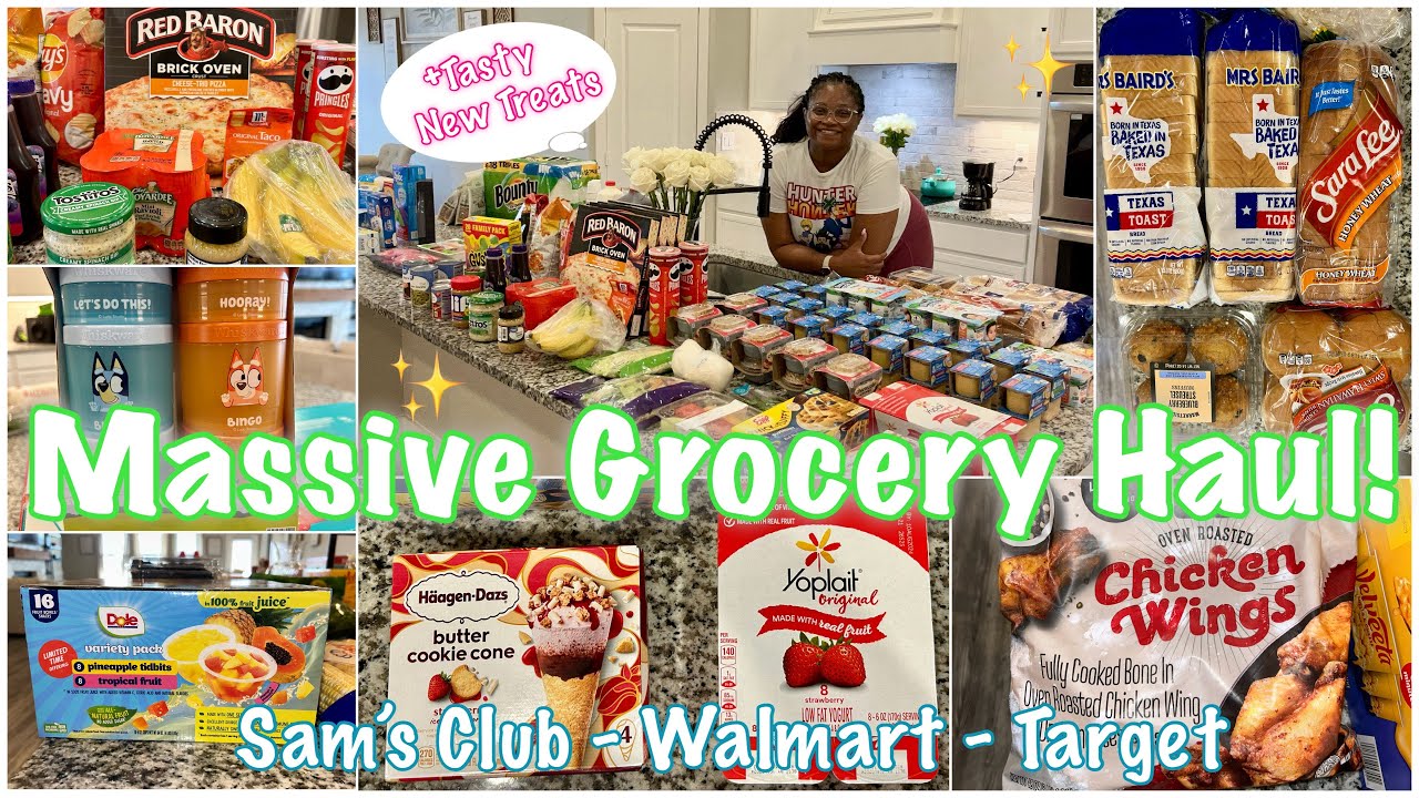 *Новинка*: большой двухнедельный поход за продуктами🛒/Sams Club, Walmart и Target / Июнь 2024 г. ...