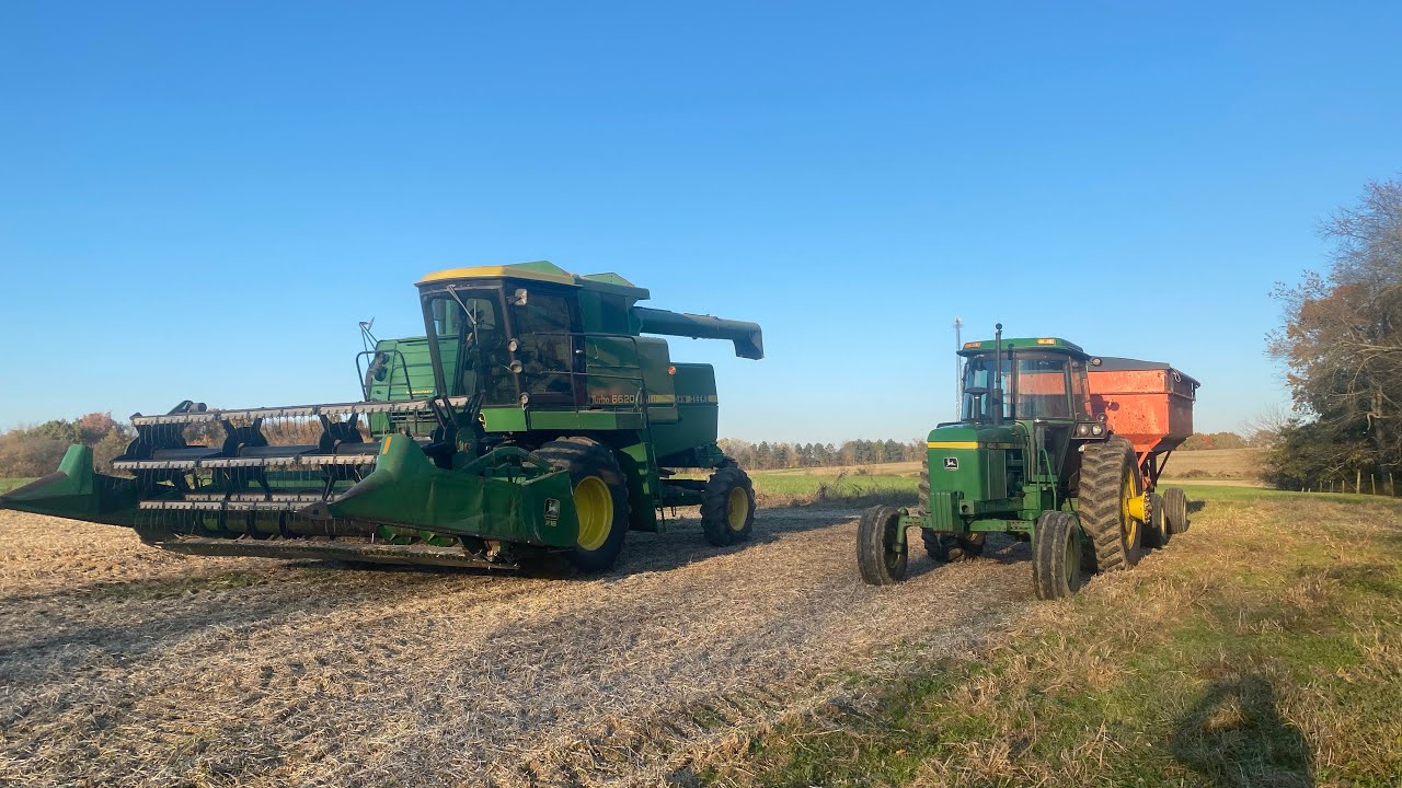 John Deere 6620 soybean harvest (part 1)