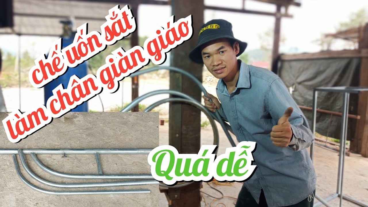 Chế cỡ uốn sắt 21, 27, 34 bằng niềng xe máy || Thọ Ròm