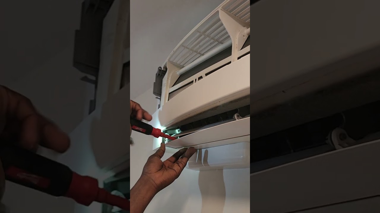 how to remove front cover from daikin emura wall mount