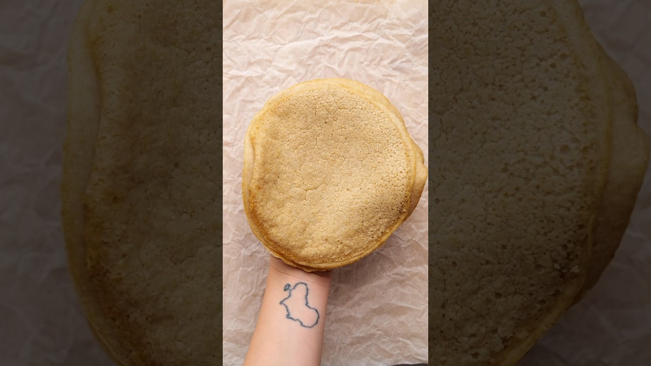 2-ingredient Oat Tortillas (recipe on nourishingniki.com)