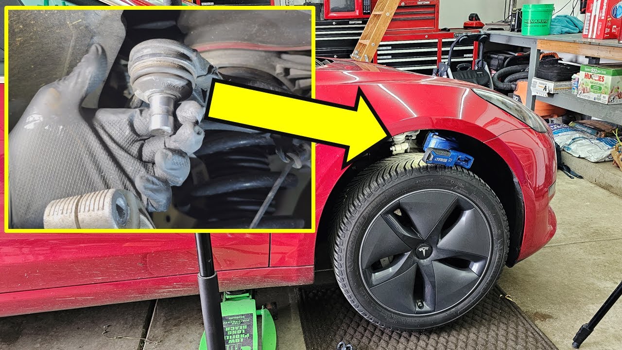 FIXED!!  Tesla Model 3 SQUEAK (front end suspension)