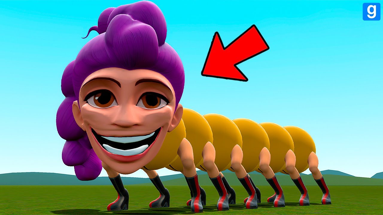 I FOUND NEW ROBLOX HUNGRY RUMI WORM In Garrys mod!