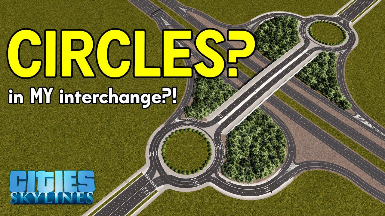 Roundabouts work GREAT in Interchanges! (Sometimes)  -  Roundabout Interchange Comparison