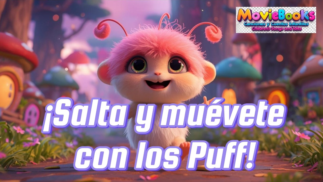 “¡Salta y muévete con los Puff! Canción infantil divertida y educativa para bailar y jugar”