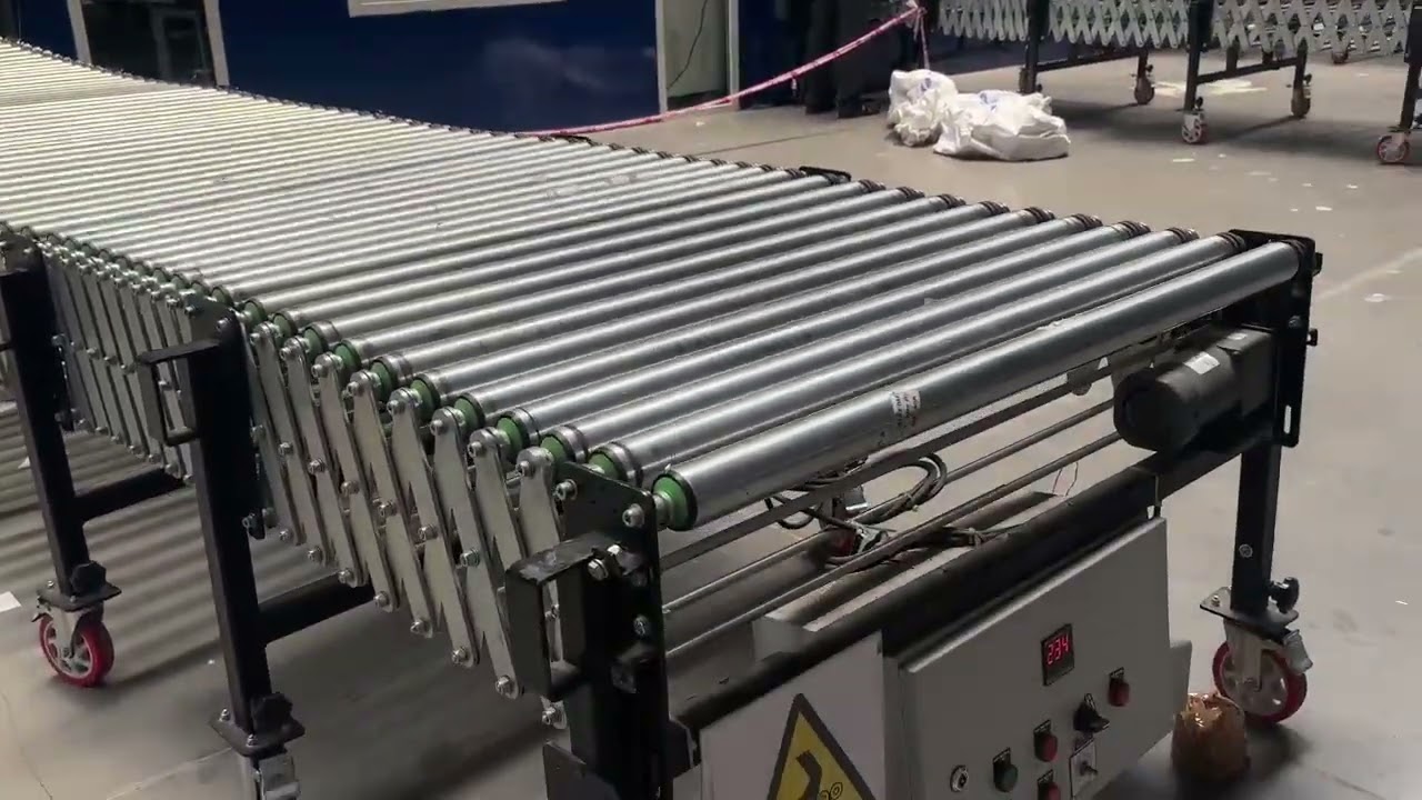 Flexible Conveyor in Action | Fast Loading & Unloading for Warehouses