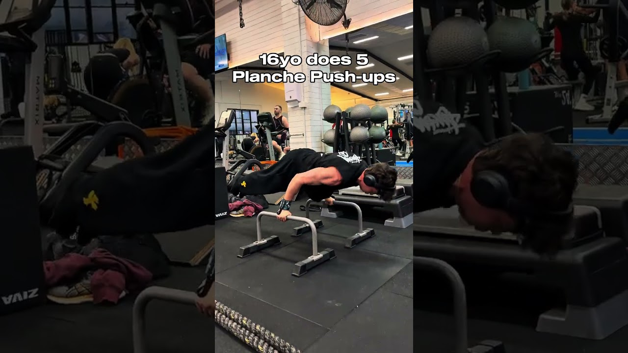 PLANCHE PUSHUPS at 16yo?!