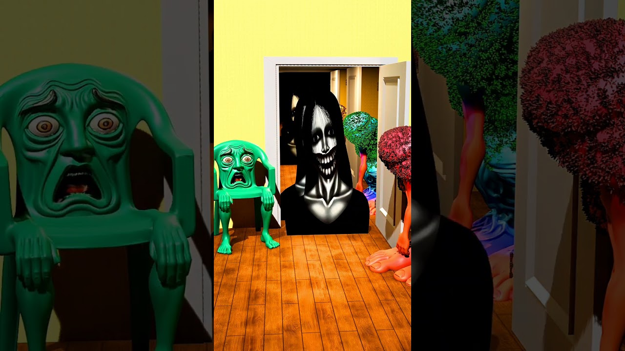 Karkerkar Kurkur  VS Nextbots GMod 💀🏃&zwj;♂️ #animation #gmod