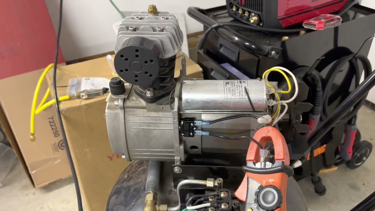 Harbor Freight Central Pneumatic 21gal 125psi air compressor FIXED! Model 61454.