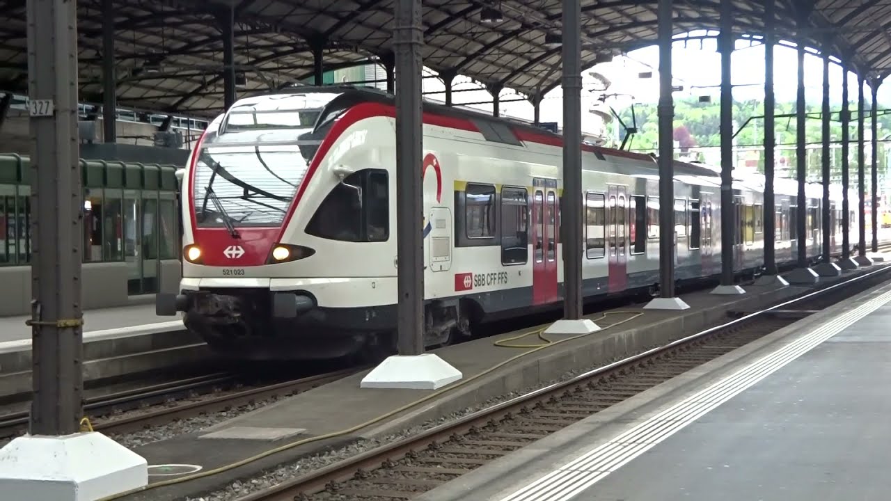 Bus et trains à Lucerne