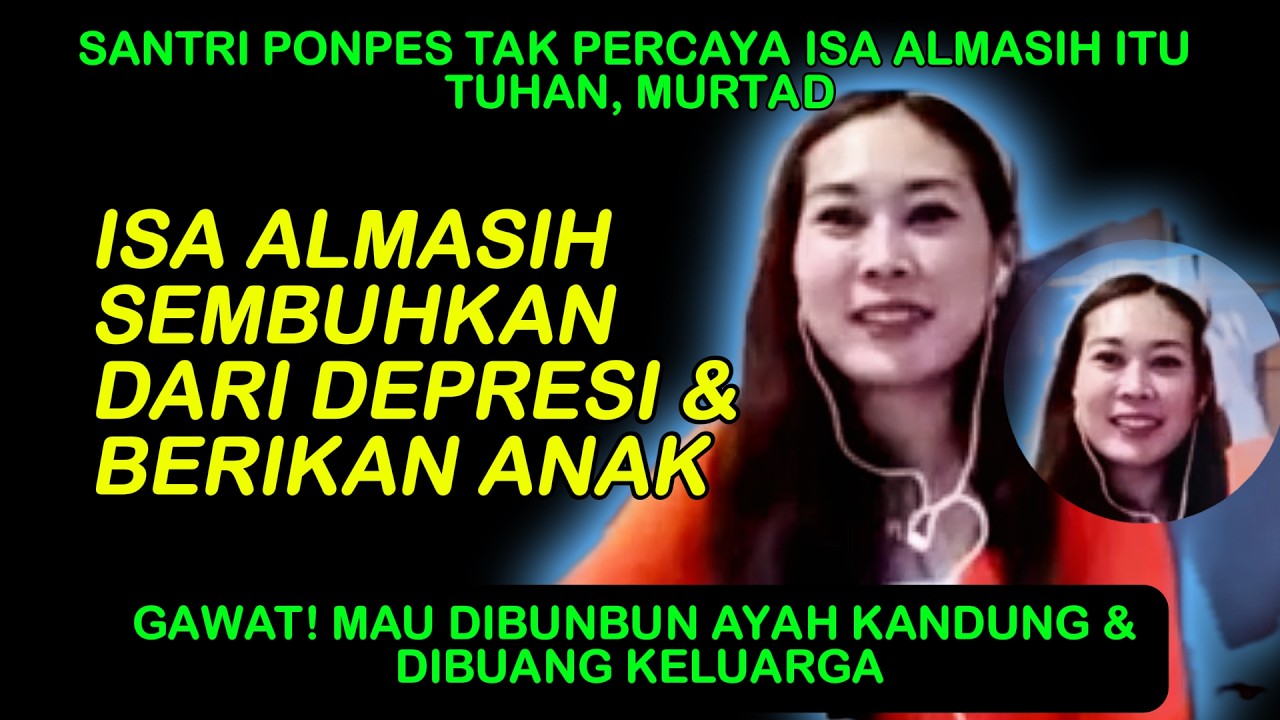 SANTRI PONPES TAK PERCAYA ISA ALMASIH ITU TUHAN, MURTAD
