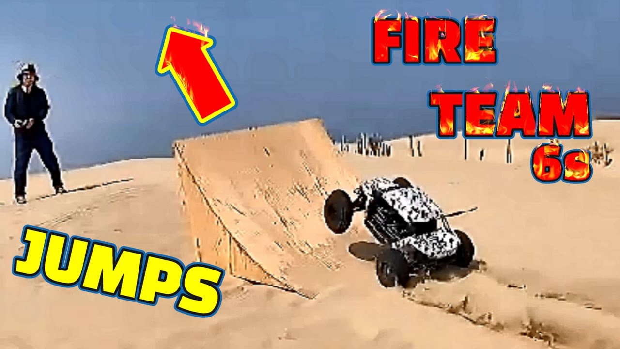 I jumped a lot with ARRMA FIRETEAM 6S and played until it broke.ARA7618T2