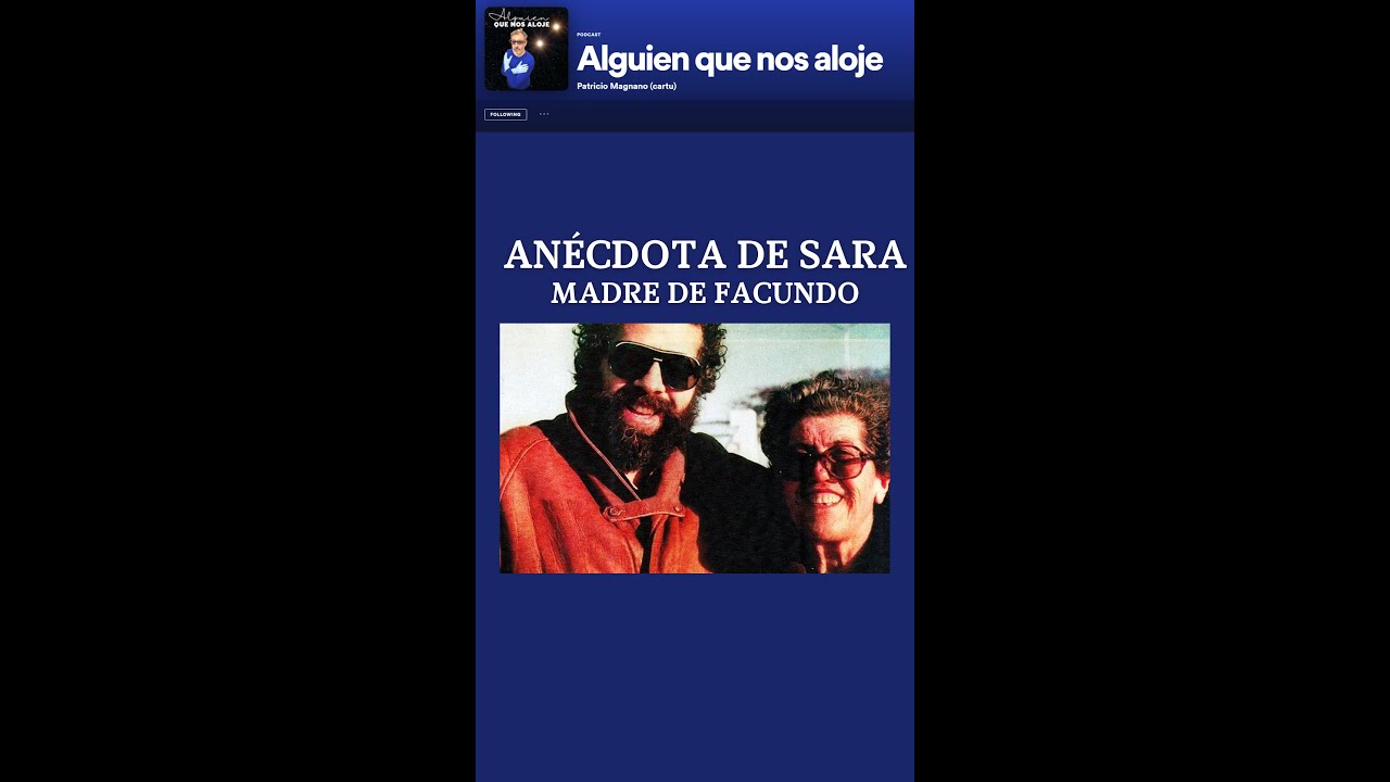 Sara, madre de Facundo cabral y su anecdota con el presidente