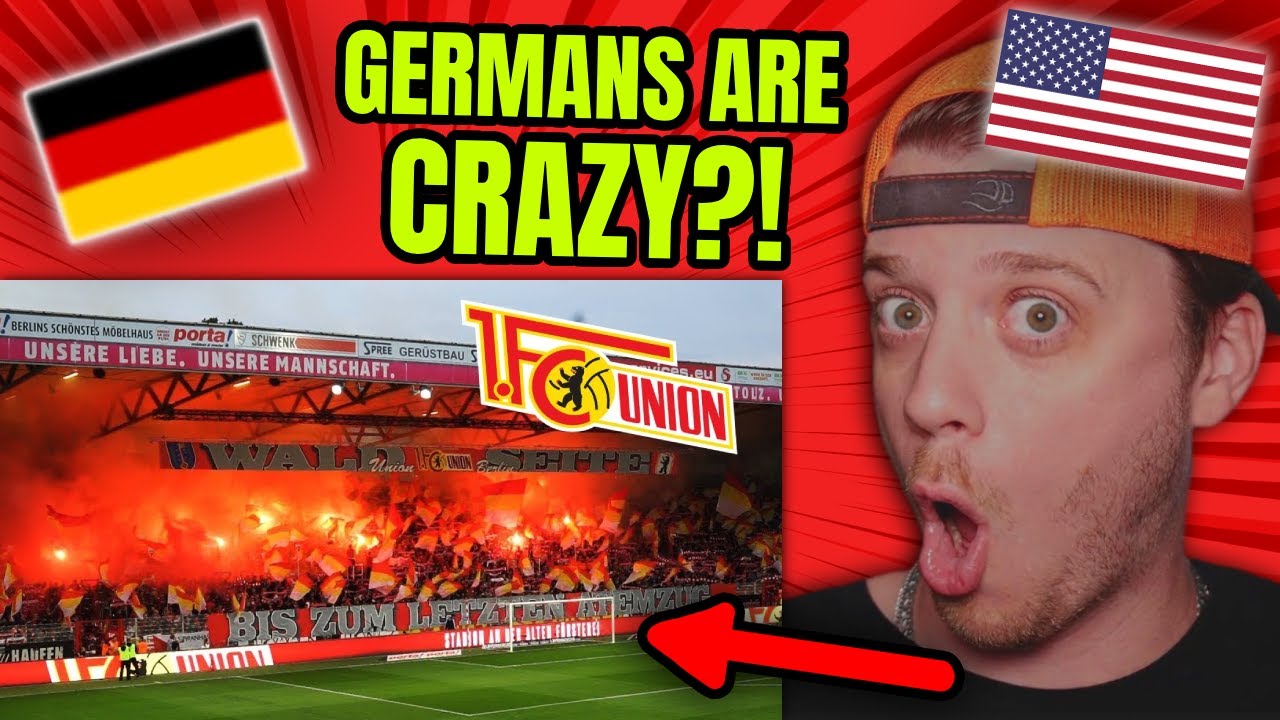 Американец реагирует на сумасшедших немецких ультрас (1.FC UNION BERLIN)