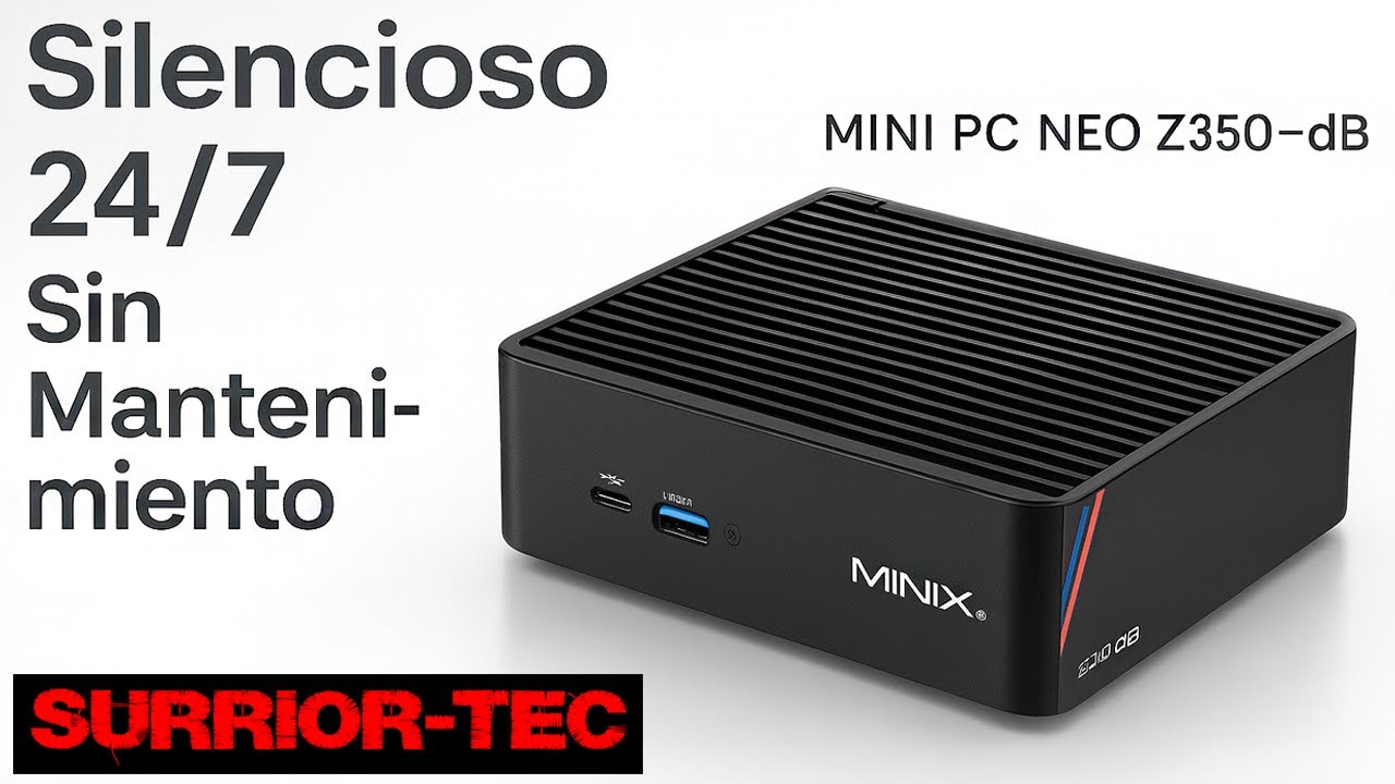 Mini PC NEO Z350-0dB &ndash; Silencioso, Herm&eacute;tico y 24/7 sin Mantenimiento 🔇💻