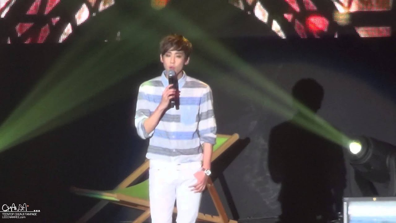 [CHANSA] 140727 TEENTOP ANGEL Vacance - Chunji solo (40-듣는편지)