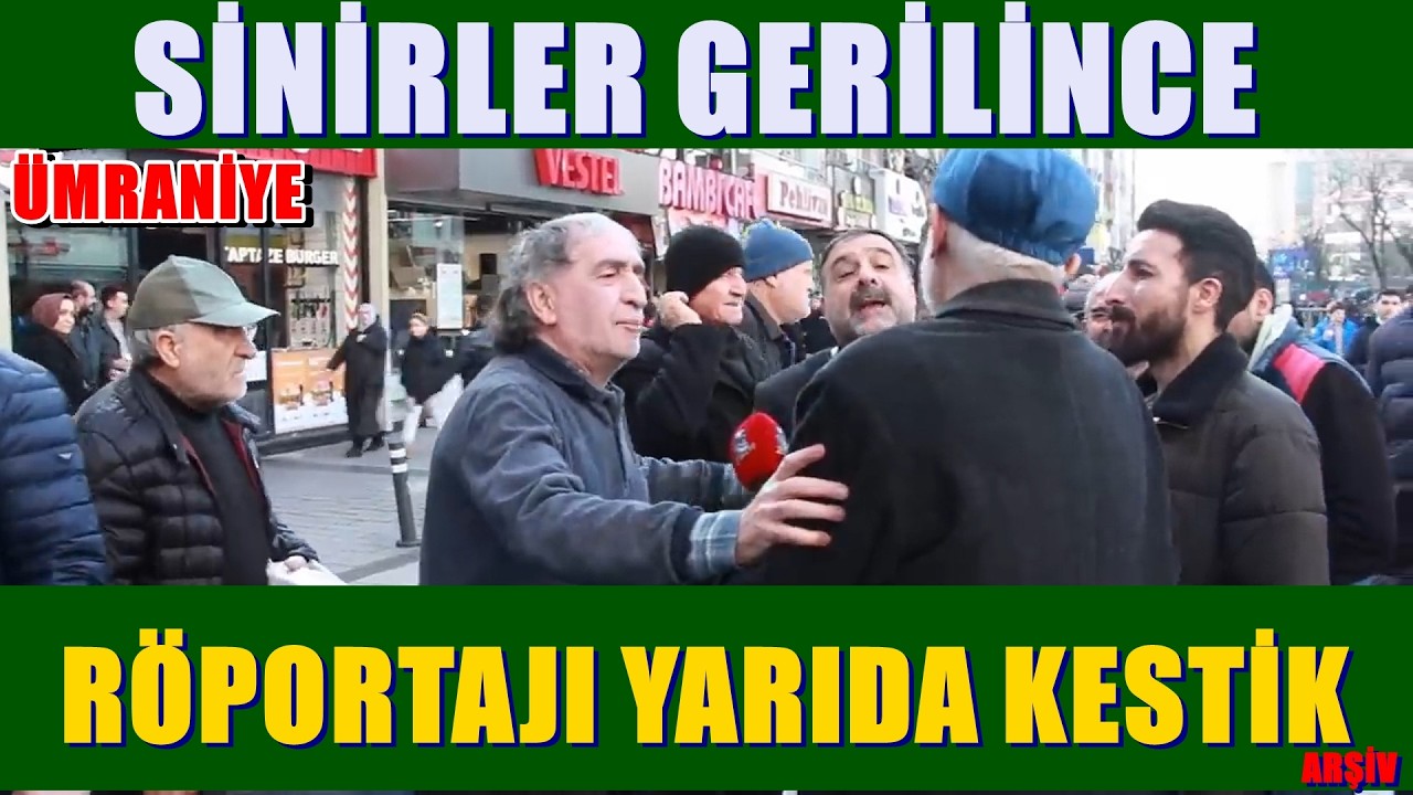 DAYILAR SİNİRLERİNE HAKİM OLAMADI R&Ouml;PORTAJI YARIDA KESTİK #zdayı #sokakr&ouml;portajları #g&uuml;ndem