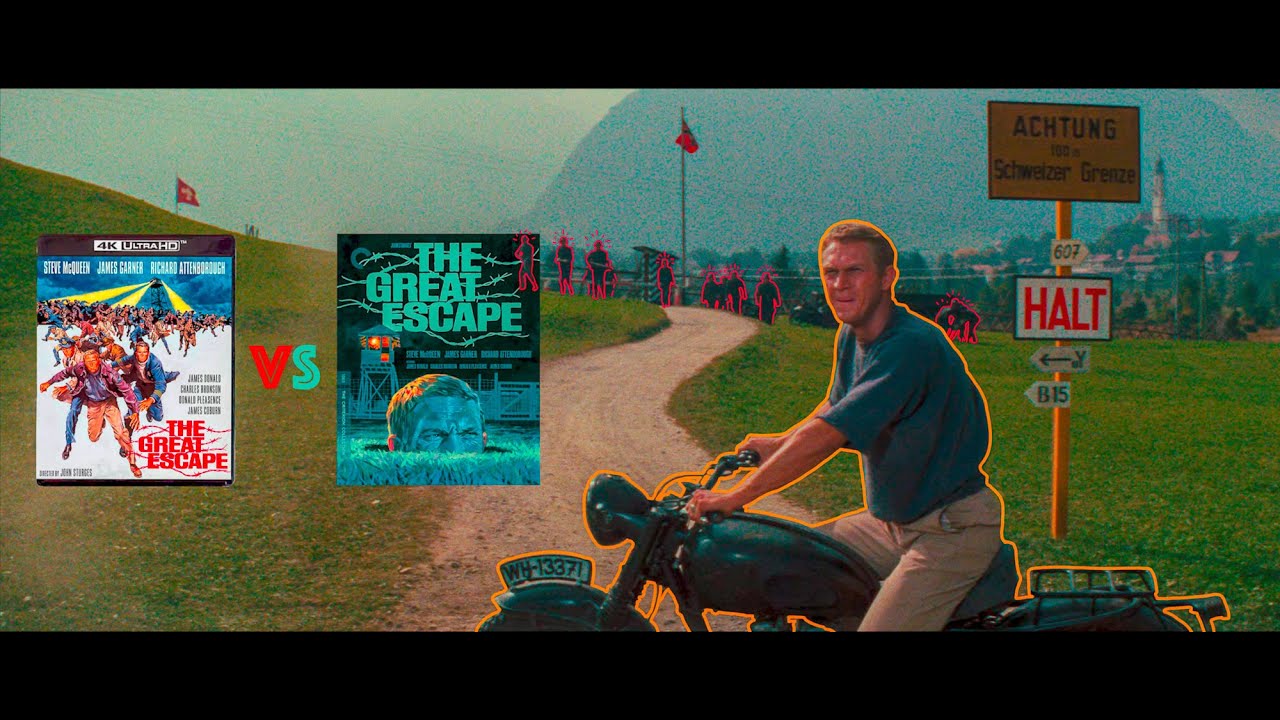 ▶ Comparison of The Great Escape 4K (4K DI) vs 2020 CRITERION Edition