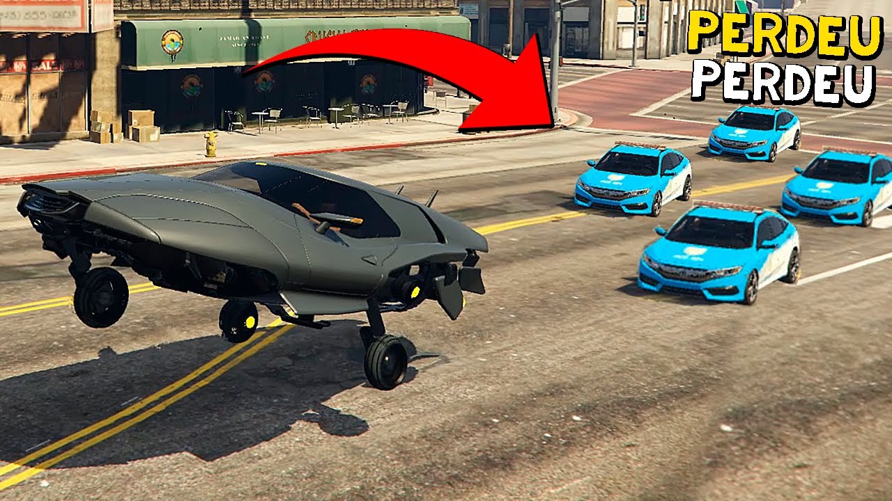 CARRO VOADOR IRRITANDO GERAL NO GTA RP