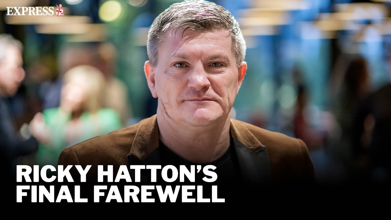 Boxing legend Ricky Hatton's funeral in Manchester