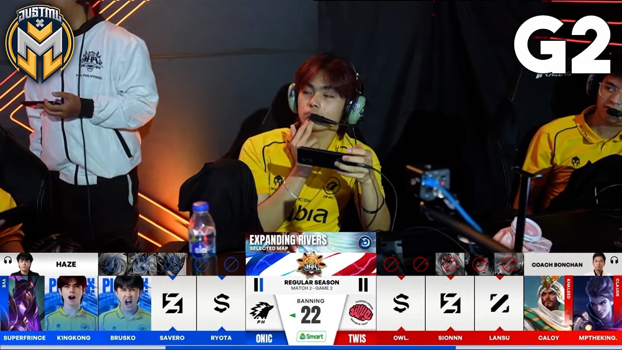 ONIC vs TWISTED MINDS  - GAME 2 | Week 1 Day 1 | MPL Philippines Season 17