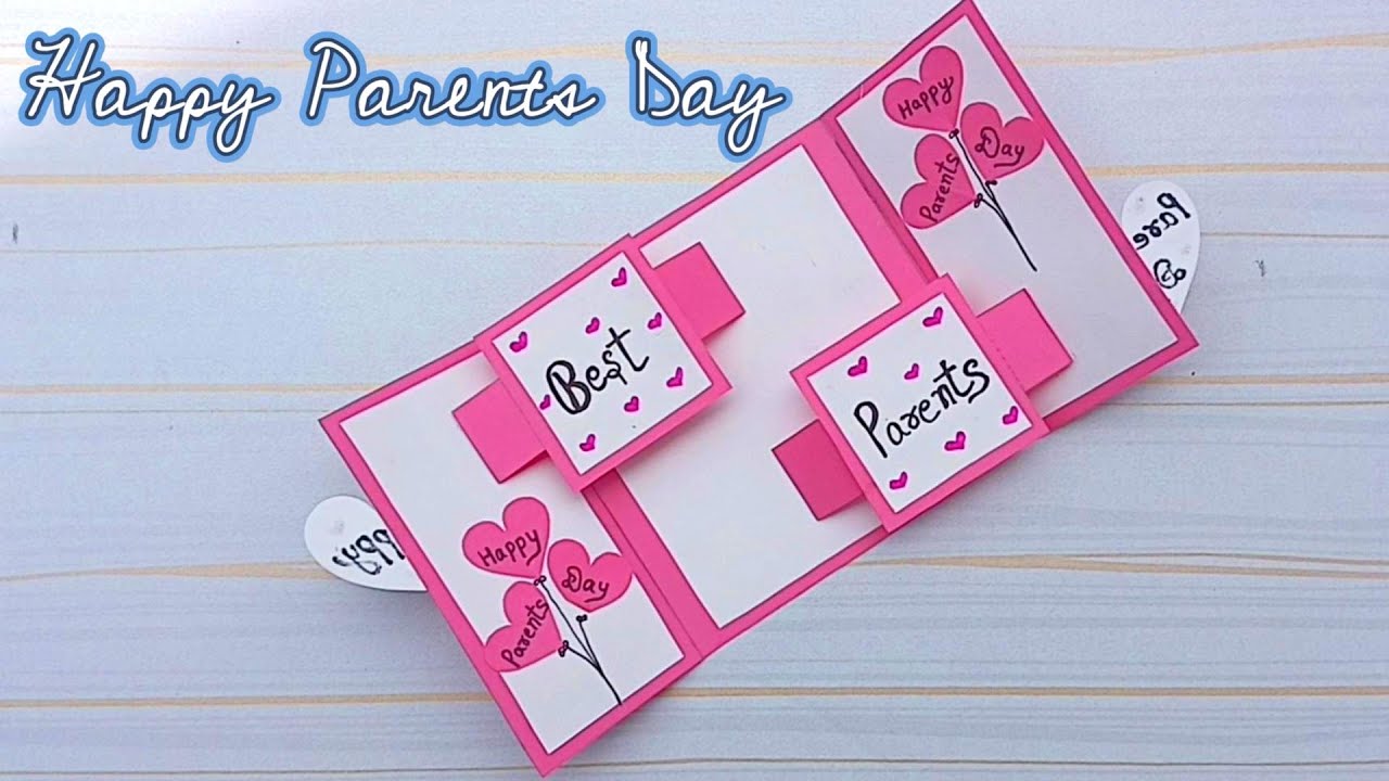 DIY - Happy Parents Day Card | Handmade Card for Parents Day / Grandparents Day Card