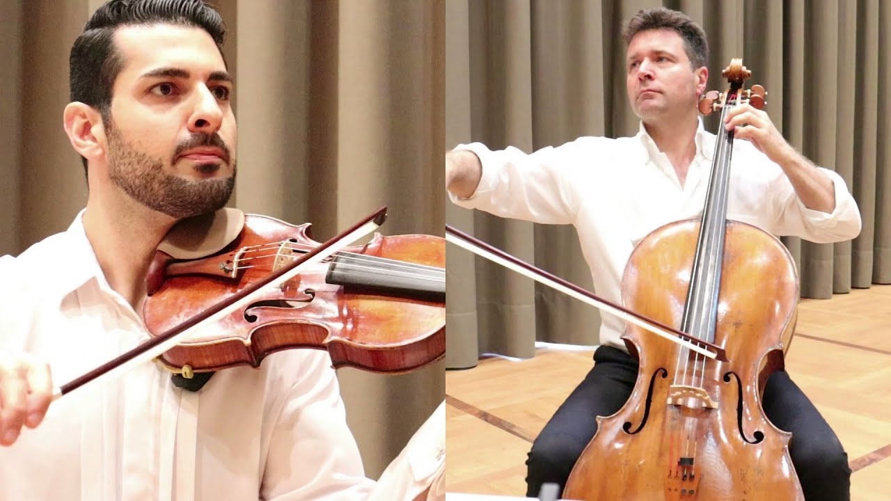 Bach Partita No. 2 for Keyboard, BWV 826 (arr. violin & cello) | Alican Süner & Mattia Zappa