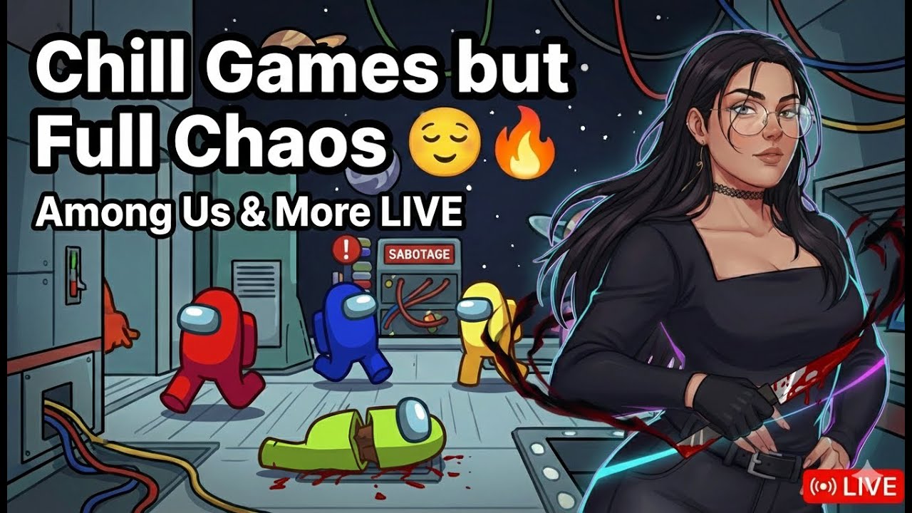 Playing Among Us with SUBS 😳🔪 | Chaos Guaranteed #femalegamer #femalestreamer #amonguslive #subs