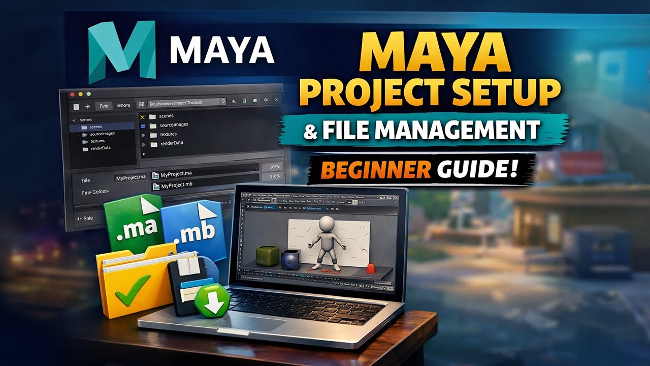 Maya Project Setup & File Management for 3D Animation