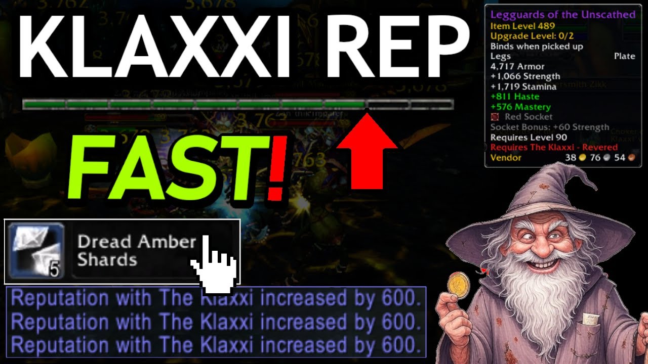 Klaxxi Rep Guide!🏆Fastest Farm to Exalted | EXPLAINED IN UNDER 2 MINUTES | MoP [2026] WoW Guide