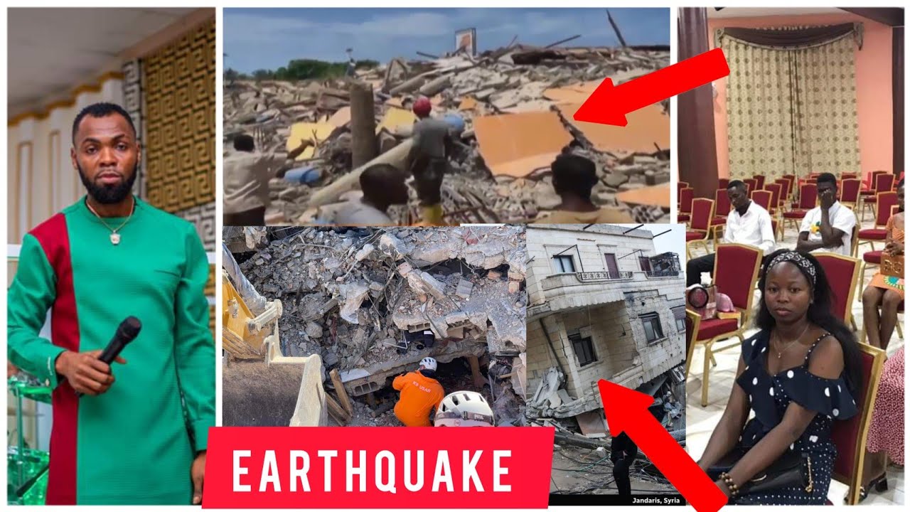 Ee! Earthquake in Ghana Accra church building c0llapsed k!ll members others lnjured