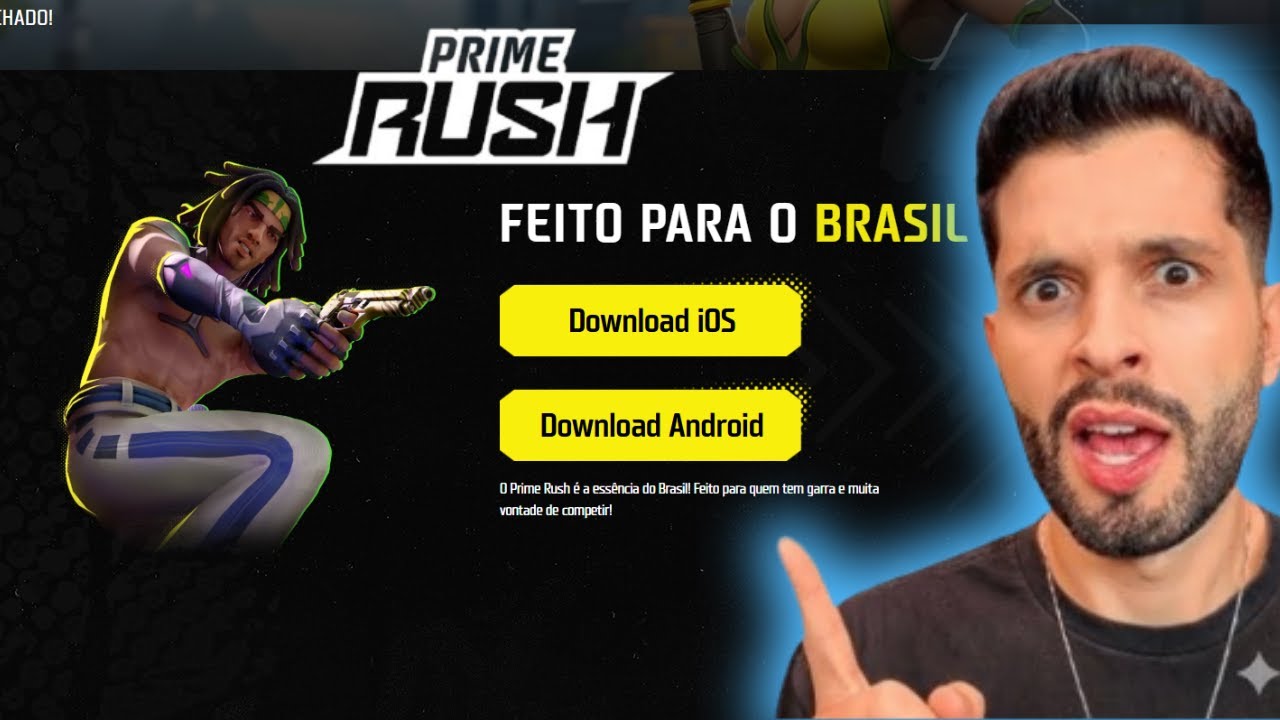 💥 COMO CADASTRAR E BAIXAR O PRIME RUSH! (O NOVO Jogo do PlayHard) 💥 