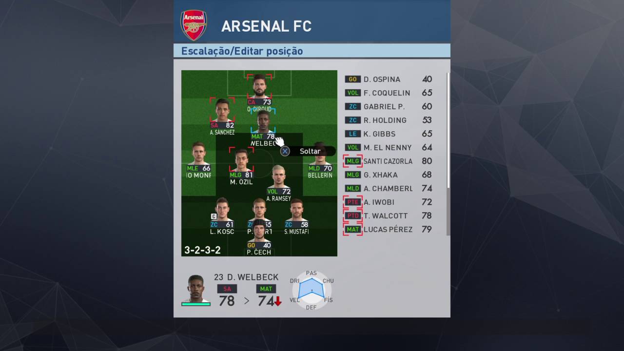 PES 2017 - TATICAS COM 3 ZAGUEIROS - COMO MONTAR UMA BOA TATICA + ANALISE