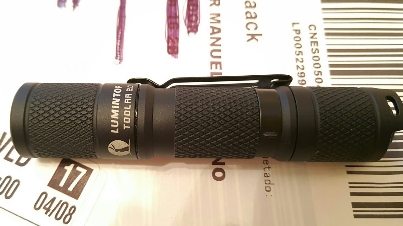 LA MINI LINTERNA MAS POTENTE DE ALIEXPRESS:LUMINTOP A.A 2.0