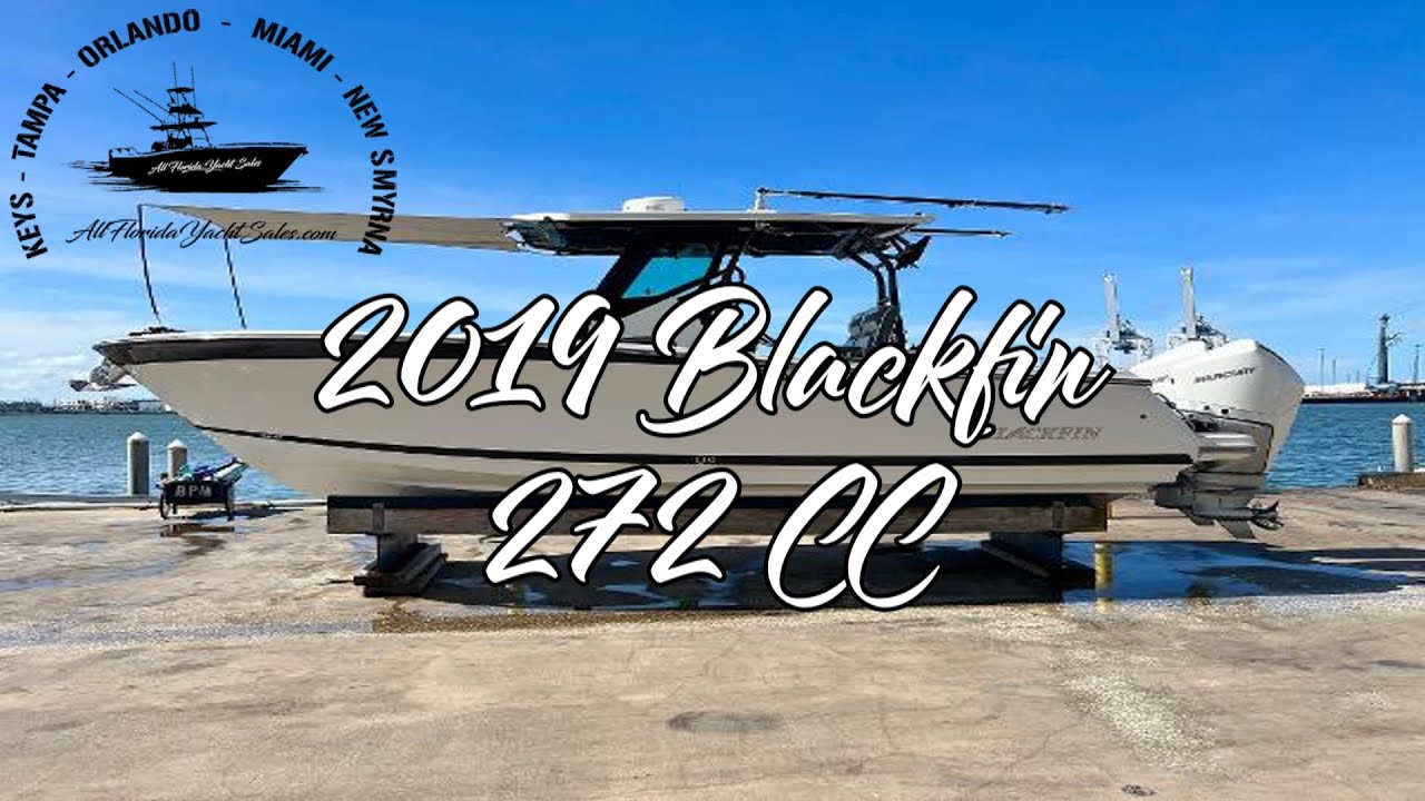 2019 Blackfin 272 CC w/Twin Mercury Verado 300&rsquo;s (ONLY 70 Hrs)***Cape Canaveral, FL***