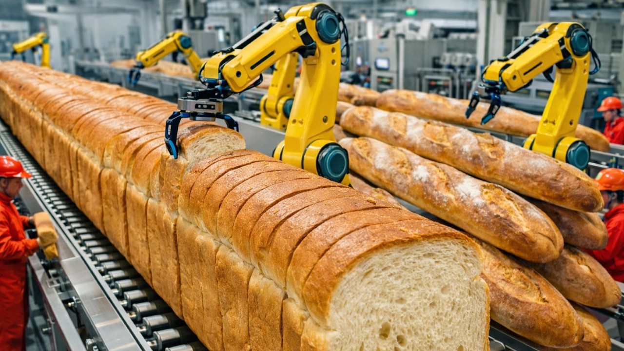 Inside a Massive Bread Factory | How Thousands of Loaves Are Produced Every Hour (Full process)