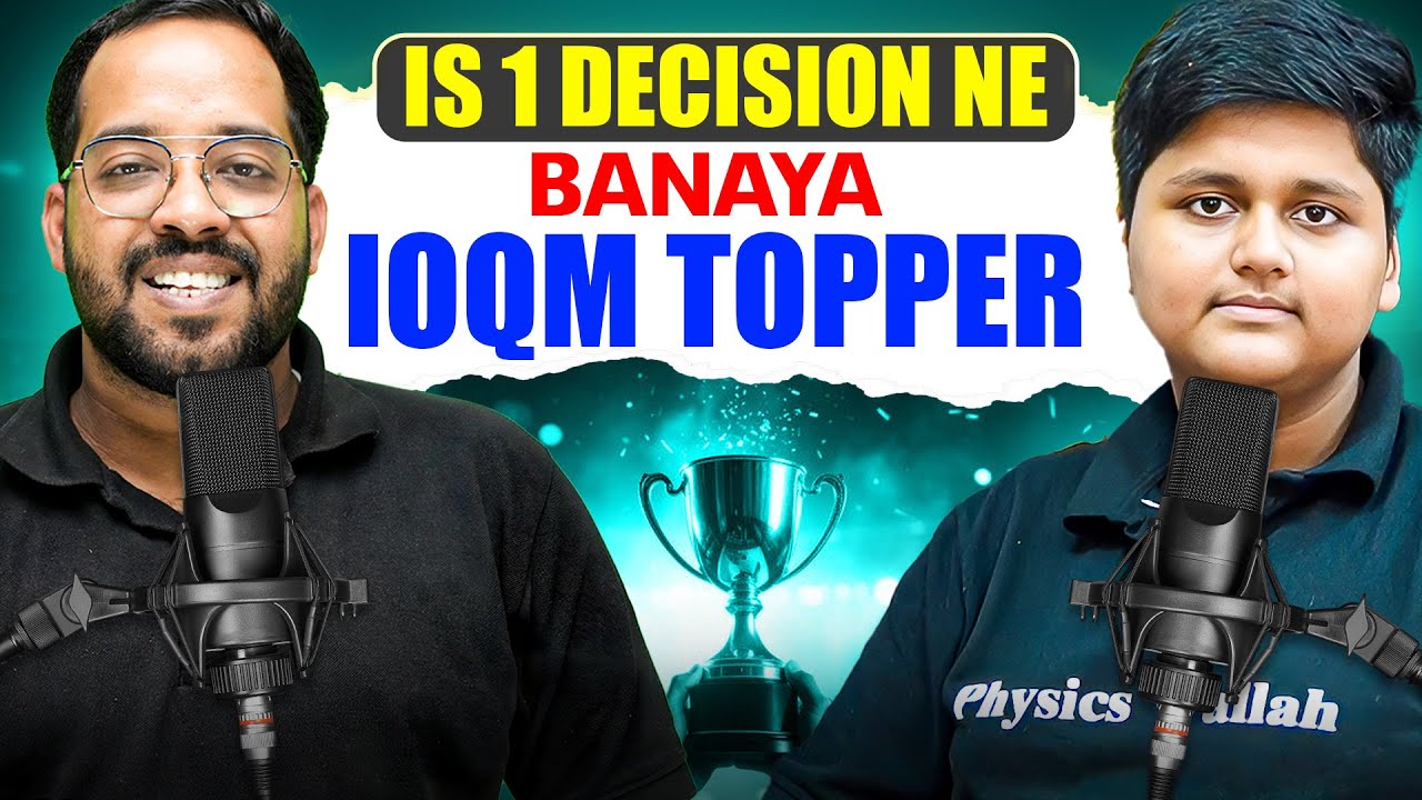 Is Ek Decision Ne Bana Diya IOQM Topper!😱
