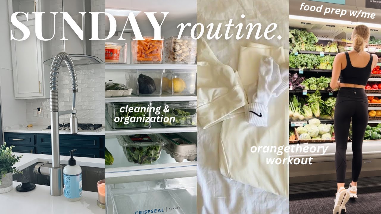 SUNDAY ROUTINE! (how i food prep, cleaning + organizing my apartment, & how i prep for the week!)