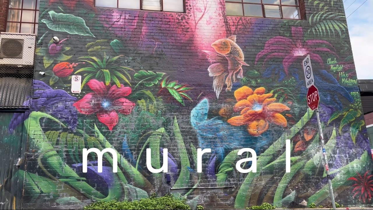 mural &mdash; Melbourne&rsquo;s amazing street art