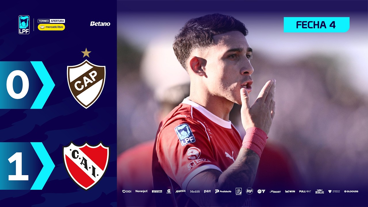 PLATENSE 0 - 1 INDEPENDIENTE | Resumen del partido | #TorneoMercadoLibre 2026 🏆