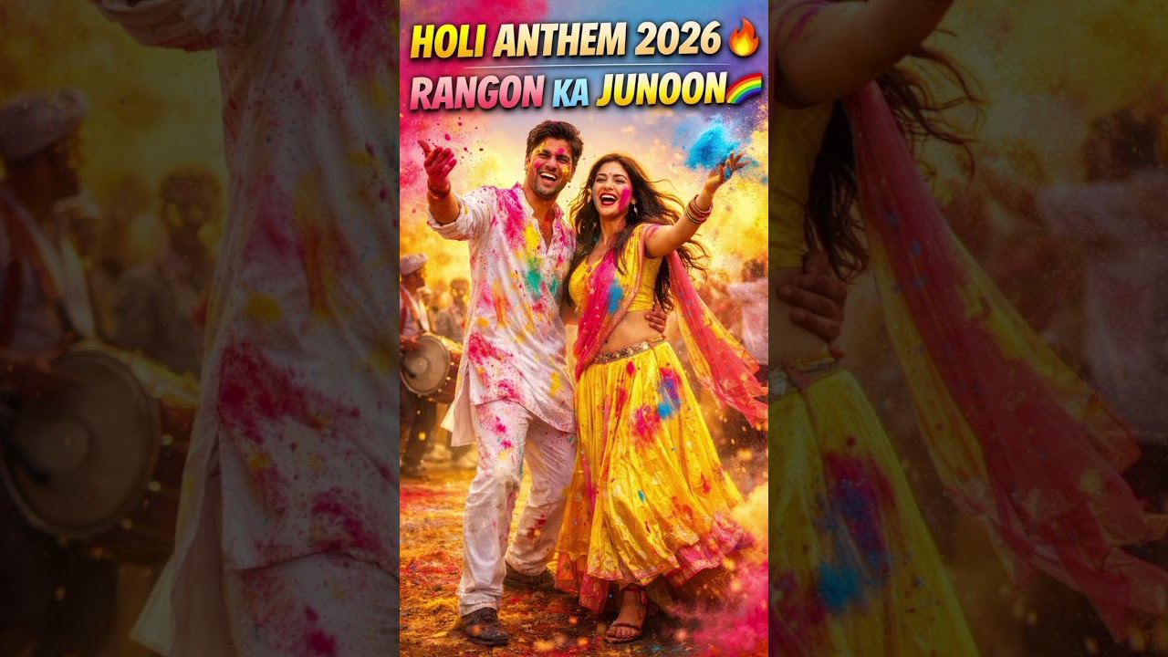 Rangon Ka Junoon – Holi Anthem 2026 🌈🔥Celebrate #Holi2026 #HoliSong #RangonKaJunoon 